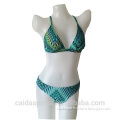 Top quality body fit Malachite green sexy women bikini swimwear